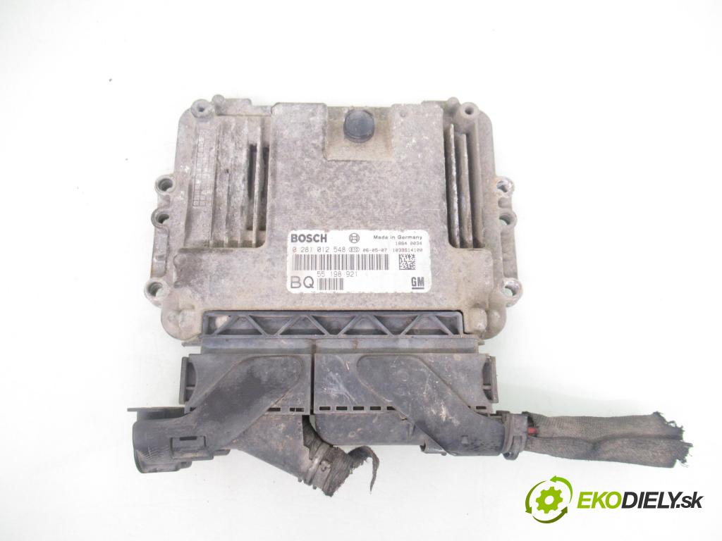 OPEL ASTRA H GTC (L08) HB 2006 88,00 1.9 8V CDTI 120 - Z 19 DT 1910,00 řídící jednotka motora 0281012548 ; 55198921