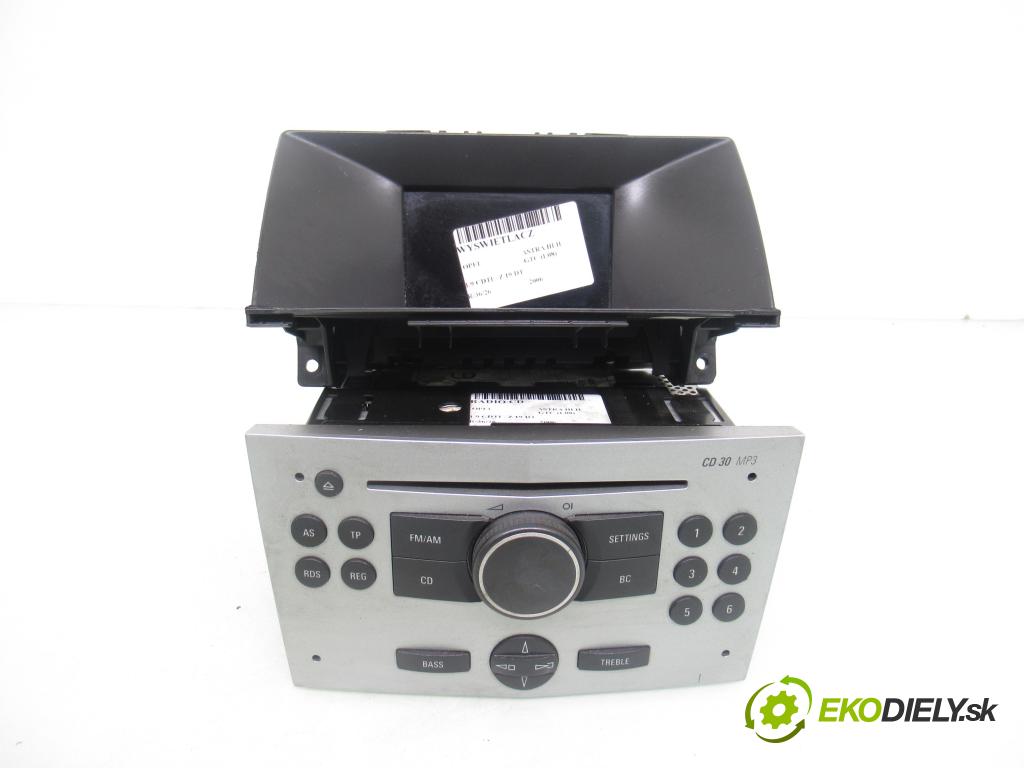 OPEL ASTRA H GTC (L08) HB 2006 88,00 1.9 8V CDTI 120 - Z 19 DT 1910,00 RADIO CD 453116246 ; 565412796 ; 13208089