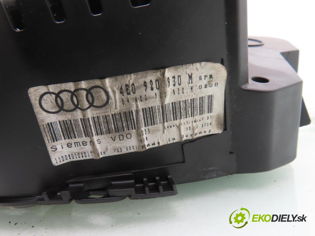 AUDI A8 D3 (4E2, 4E8) SEDAN 2004 171,00 3.0 TDI quattro - ASB 2967,00 Prístrojovka elektrický 4E0920930M ; 4E0910930M