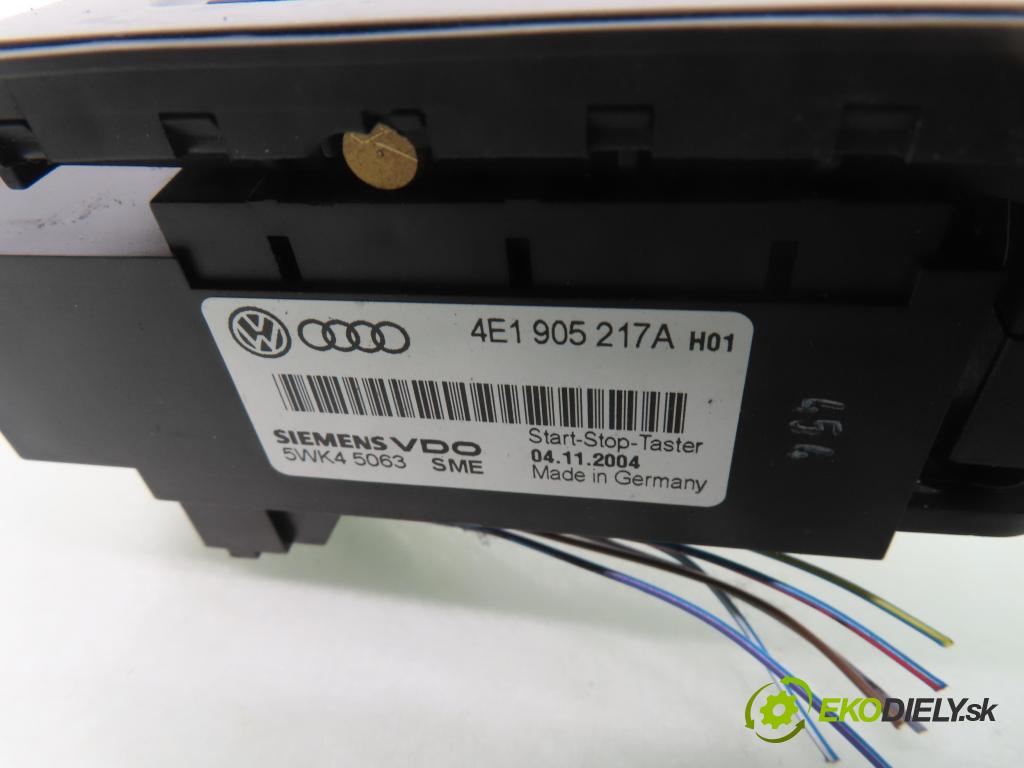 AUDI A8 D3 (4E2, 4E8) SEDAN 2004 171,00 3.0 TDI quattro - ASB 2967,00 Panel ovládania IDRIVE 4E1919610B ; 4E1905217A ; 4E0910609A