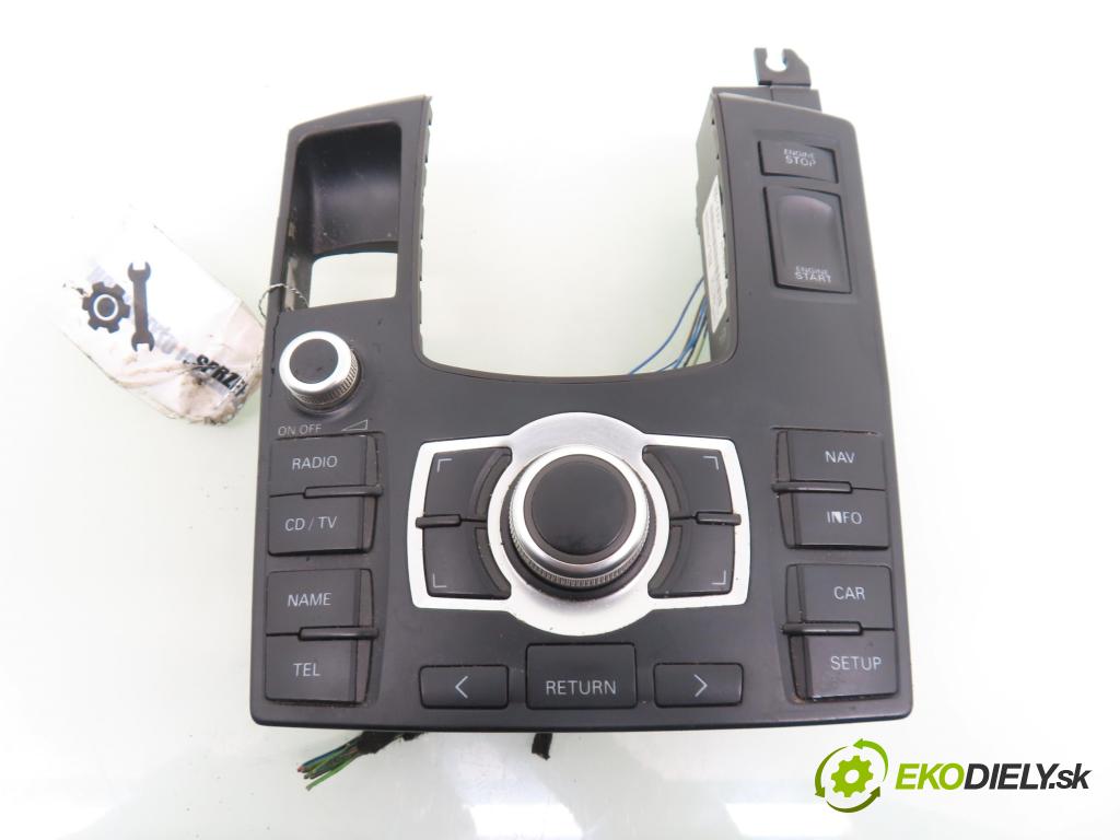 AUDI A8 D3 (4E2, 4E8) SEDAN 2004 171,00 3.0 TDI quattro - ASB 2967,00 Panel ovládania IDRIVE 4E1919610B ; 4E1905217A ; 4E0910609A