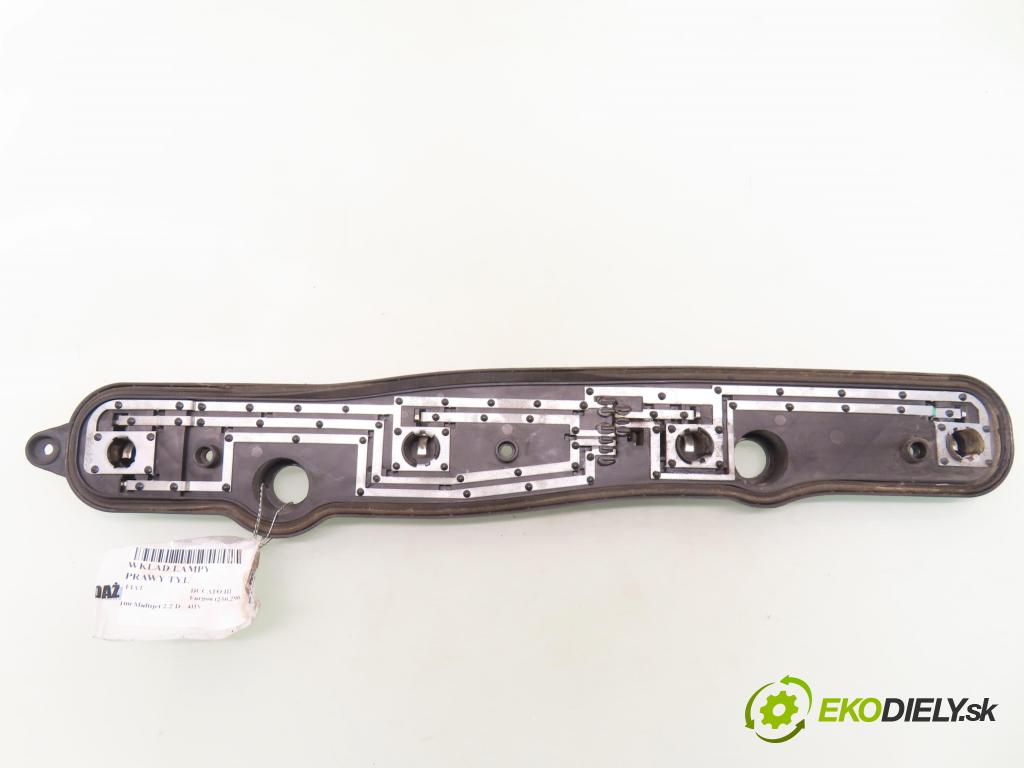 FIAT DUCATO Furgon (250_, 290_) FURGON 2007 74,00 100 Multijet 2.2 D - 4HV 2198,00 vložka svetla pravy zadné 20135751 ; 27322202