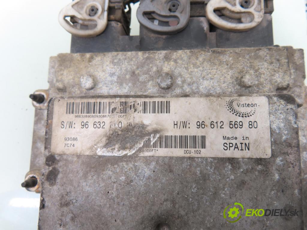 FIAT DUCATO Furgon (250_, 290_) FURGON 2007 74,00 100 Multijet 2.2 D - 4HV 2198,00 Riadiaca jednotka Motor 9663289080 ; 9661256980