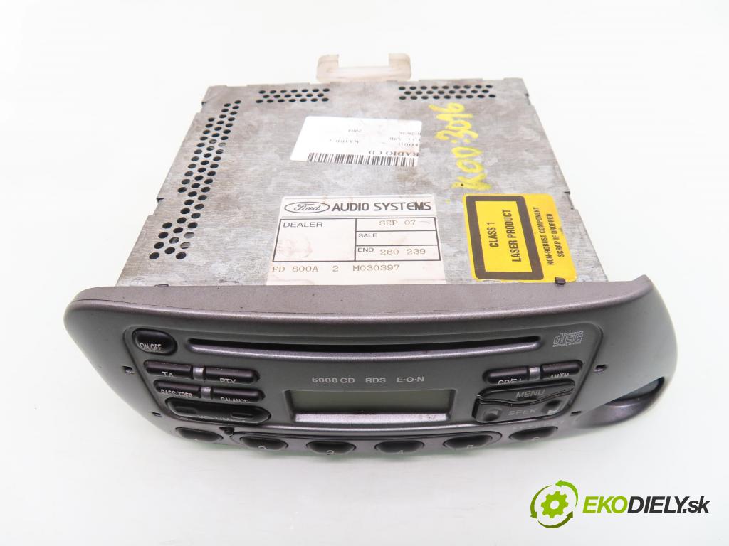 FORD KA (RB_) HB 2004 51,00 1.3 i Duratec 8V 70 - A9B 1299,00 RADIO CD 1S5F18C815CA