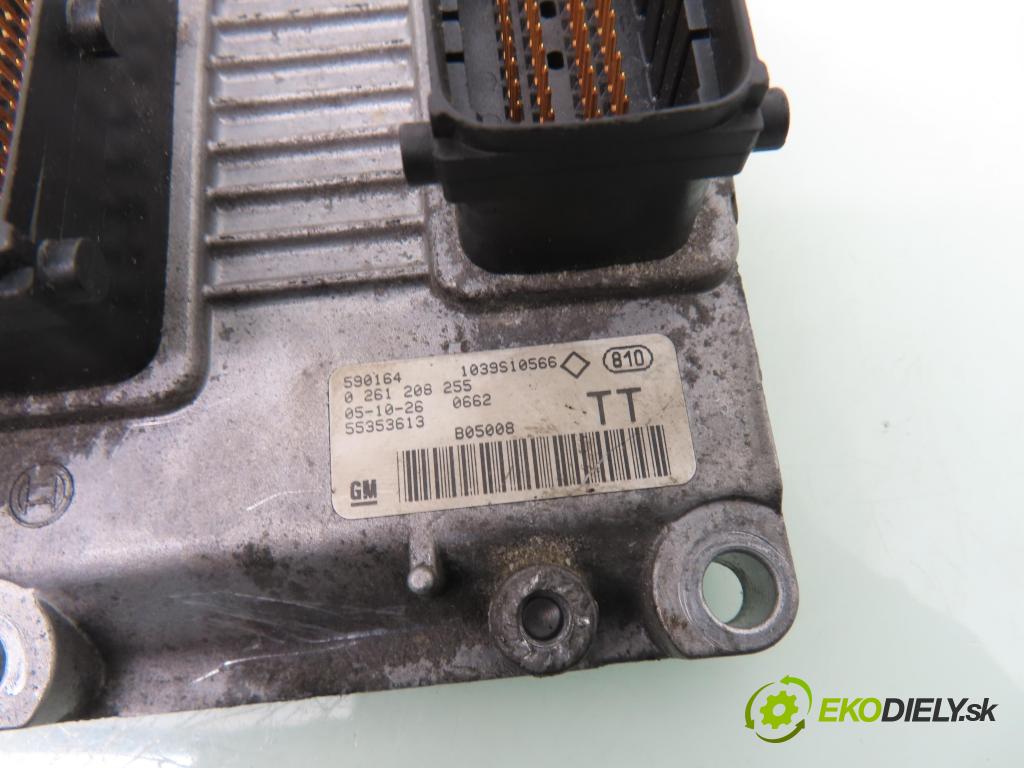 OPEL MERIVA A nadwozie wielkoprzestrzenne (MPV) (X03) MINIVAN 2005 66,00 1.4 16V Twinport - Z 14 XEP 1364,00 Riadiaca jednotka Motor 0261208255 ; 55353613