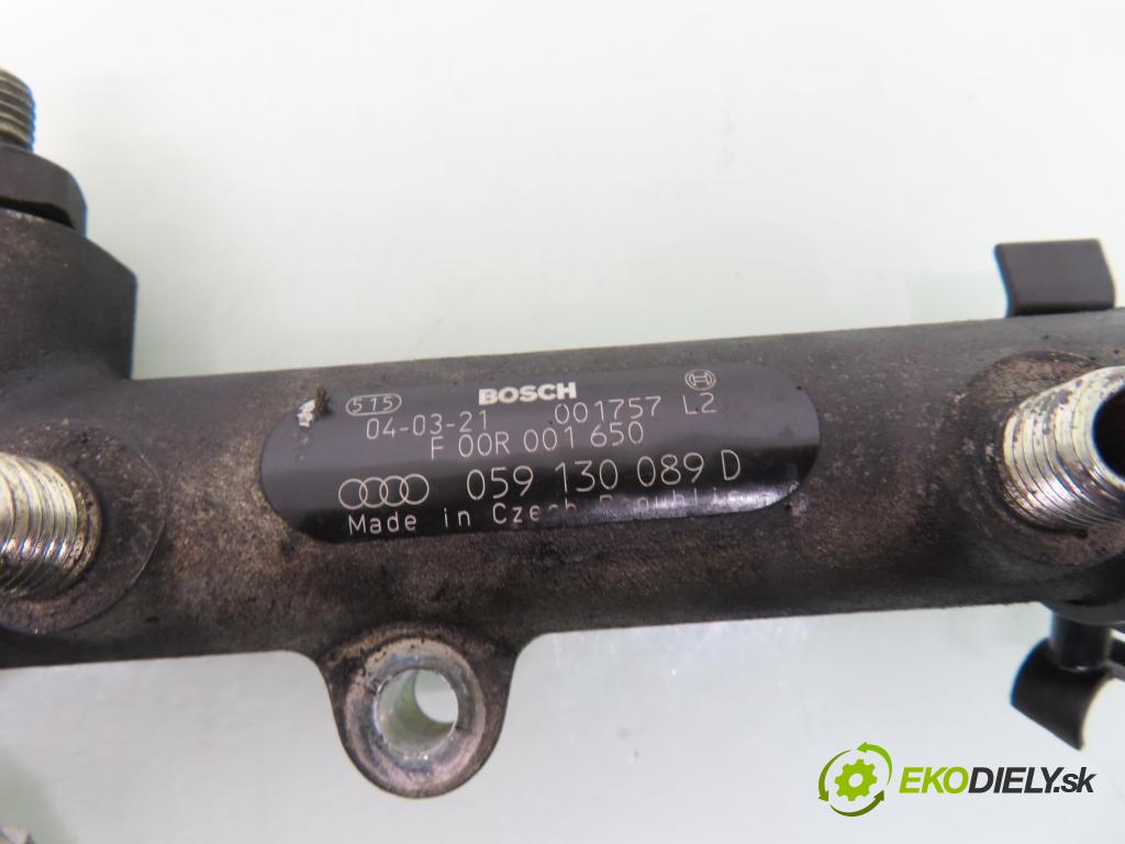 AUDI A6 (4F2, C6) SEDAN 2004 155,00 3.0 TDI quattro - BNG 2967,00 Lišta vstrekovacia 059130089D ; 0281002691 (Vstrekovacia lišta)