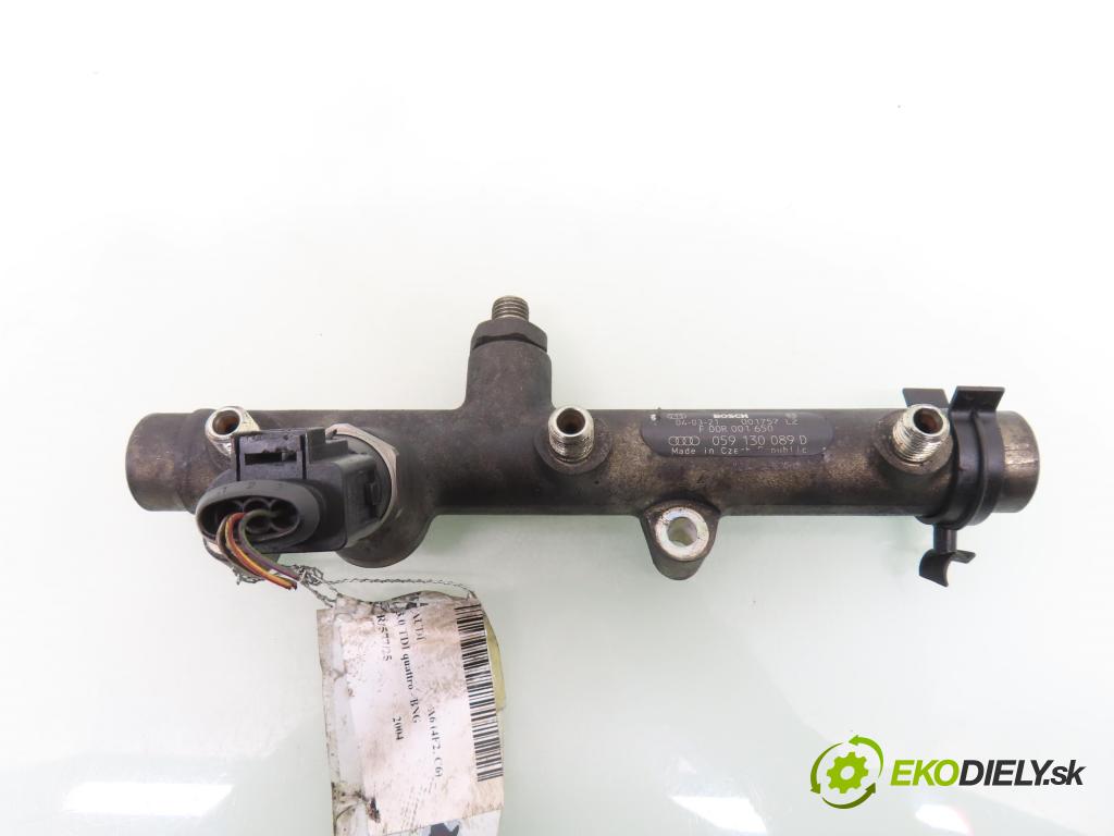 AUDI A6 (4F2, C6) SEDAN 2004 155,00 3.0 TDI quattro - BNG 2967,00 Lišta vstrekovacia 059130089D ; 0281002691 (Vstrekovacia lišta)