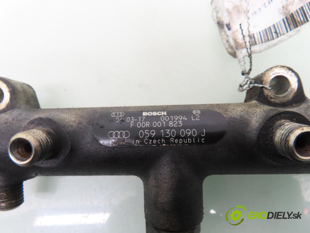 AUDI A6 (4F2, C6) SEDAN 2004 155,00 3.0 TDI quattro - BNG 2967,00 Lišta vstrekovacia 059130090J ; F00R001823 ; 0281002665 (Vstrekovacia lišta)