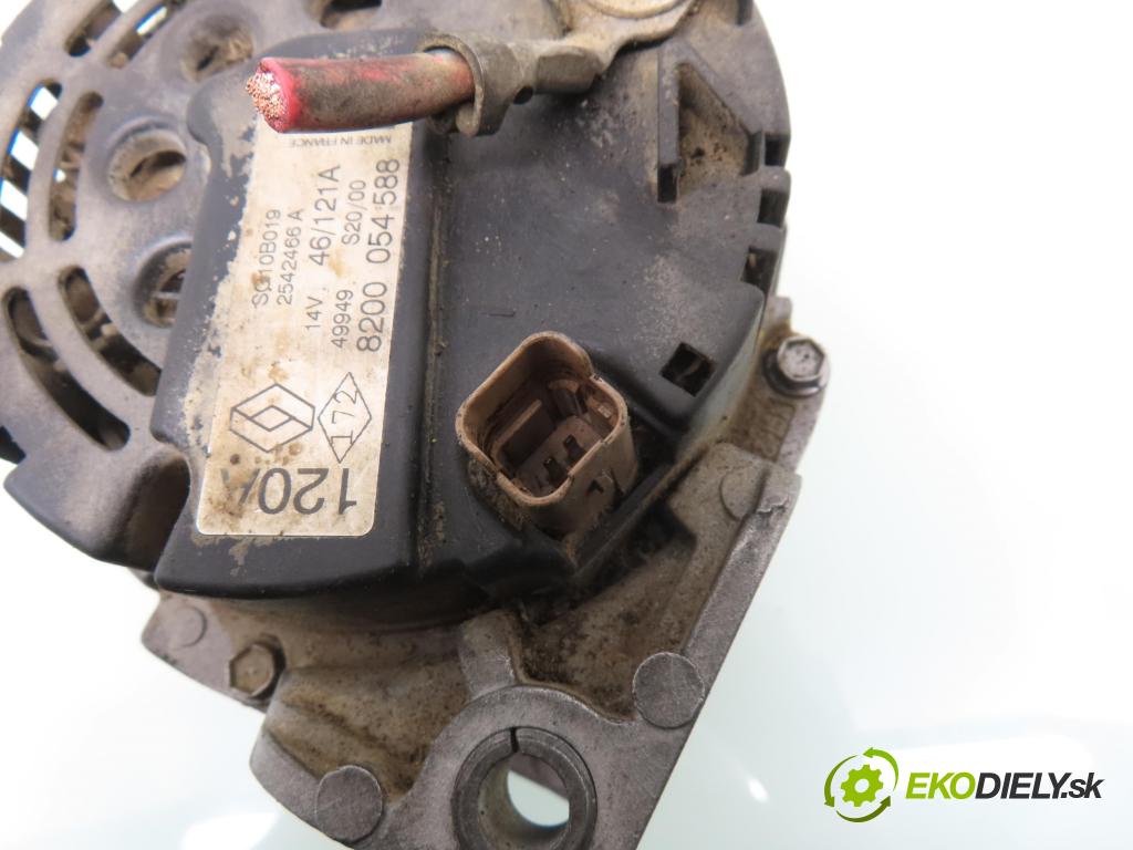 RENAULT SCENIC I (JA0/1_) MINIVAN 2000 75,00 1.9 dCi 102 - F9Q 732 1870,00 Alternátor 8200054588 (Alternátor)