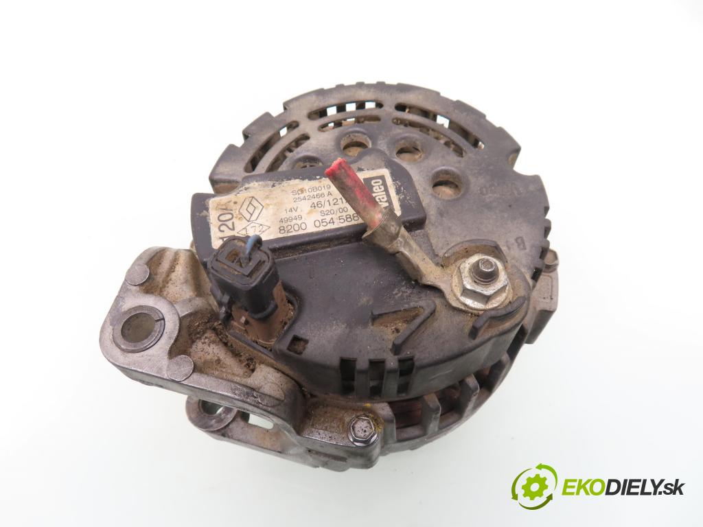 RENAULT SCENIC I (JA0/1_) MINIVAN 2000 75,00 1.9 dCi 102 - F9Q 732 1870,00 Alternátor 8200054588 (Alternátor)