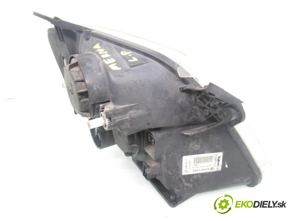 OPEL MERIVA A nadwozie wielkoprzestrzenne (MPV) (X03) MINIVAN 2005 66,00 1.4 16V Twinport - Z 14 XEP 1364,00 Svetlo LP 93321052