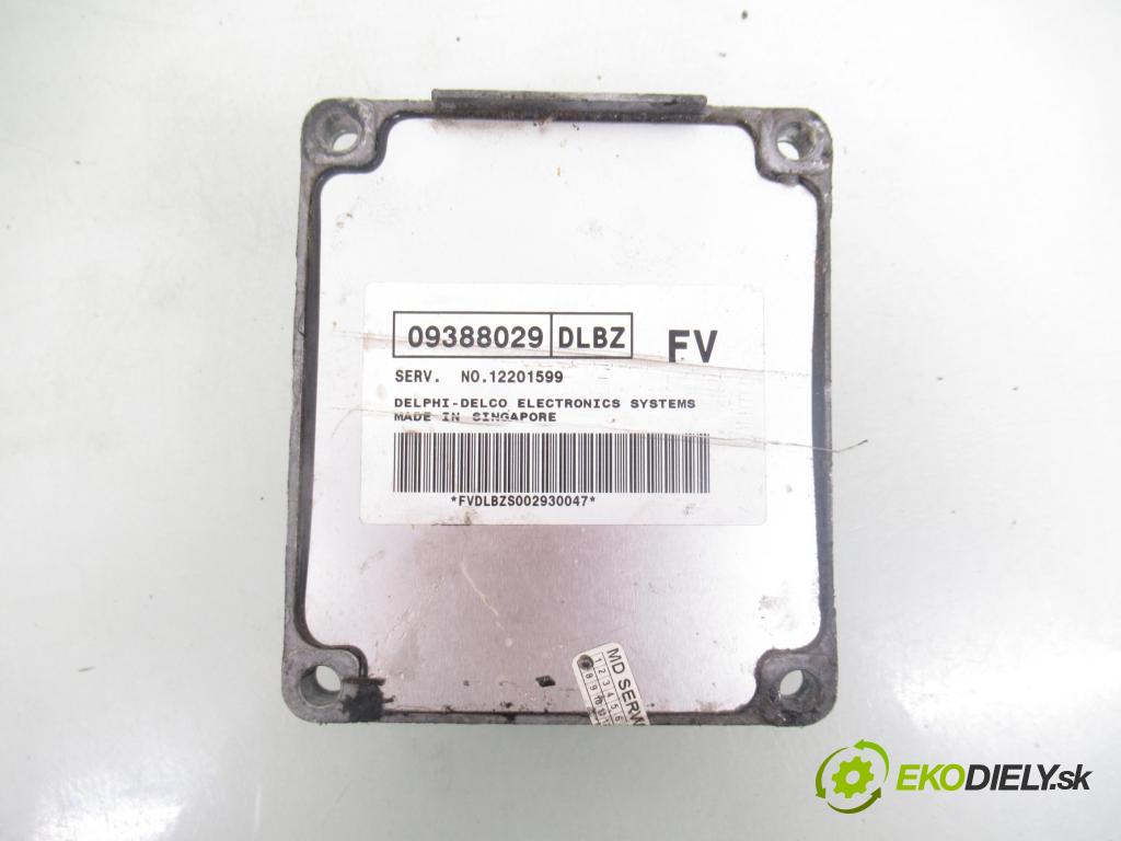 DAEWOO LANOS (KLAT) HB 2001 78,00 1.6 16V - A16DMS 1598,00 řídící jednotka motora 09388029