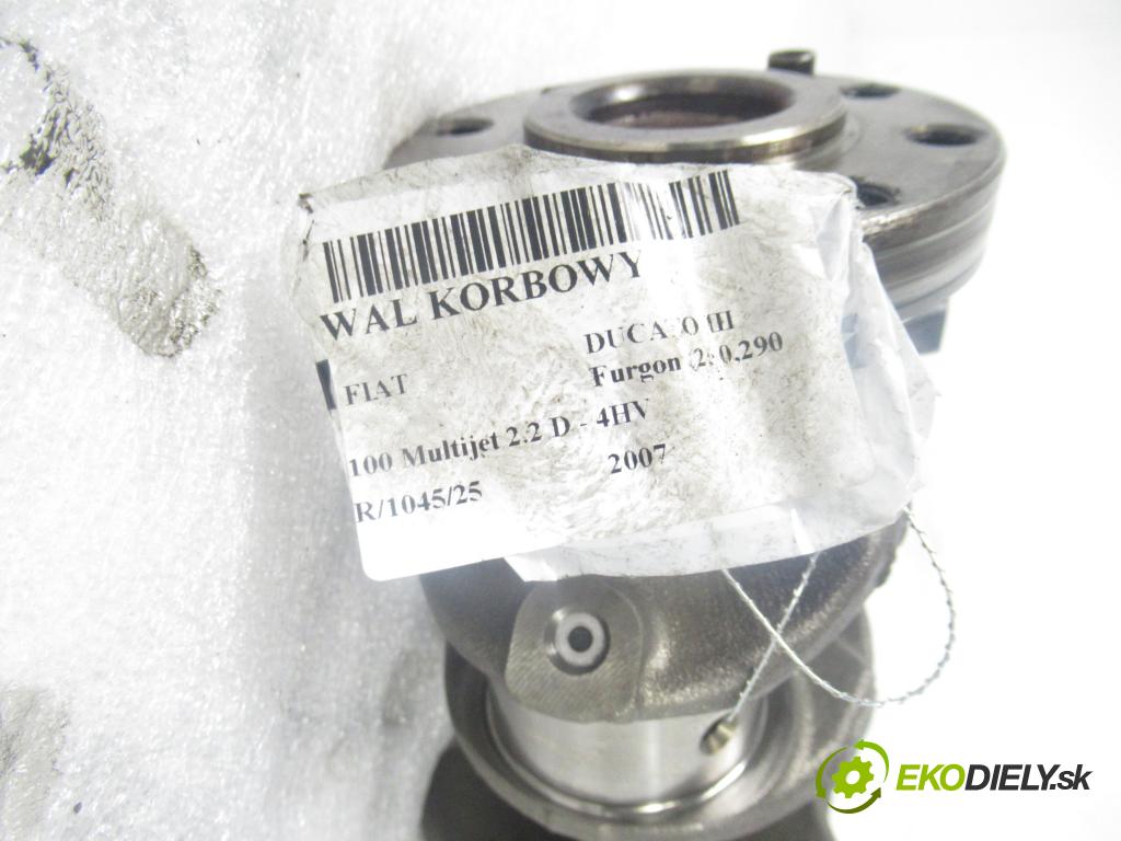 FIAT DUCATO Furgon (250_, 290_) FURGON 2007 74,00 100 Multijet 2.2 D - 4HV 2198,00 hriadeľ KLIKA: BK2Q6303AA