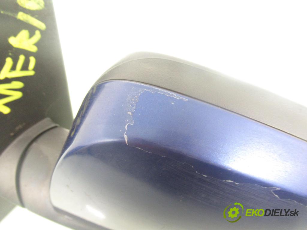 OPEL MERIVA A nadwozie wielkoprzestrzenne (MPV) (X03) MINIVAN 2007 77,00 1.6 16V 105 - Z 16 XEP 1598,00 Spätné zrkadlo 