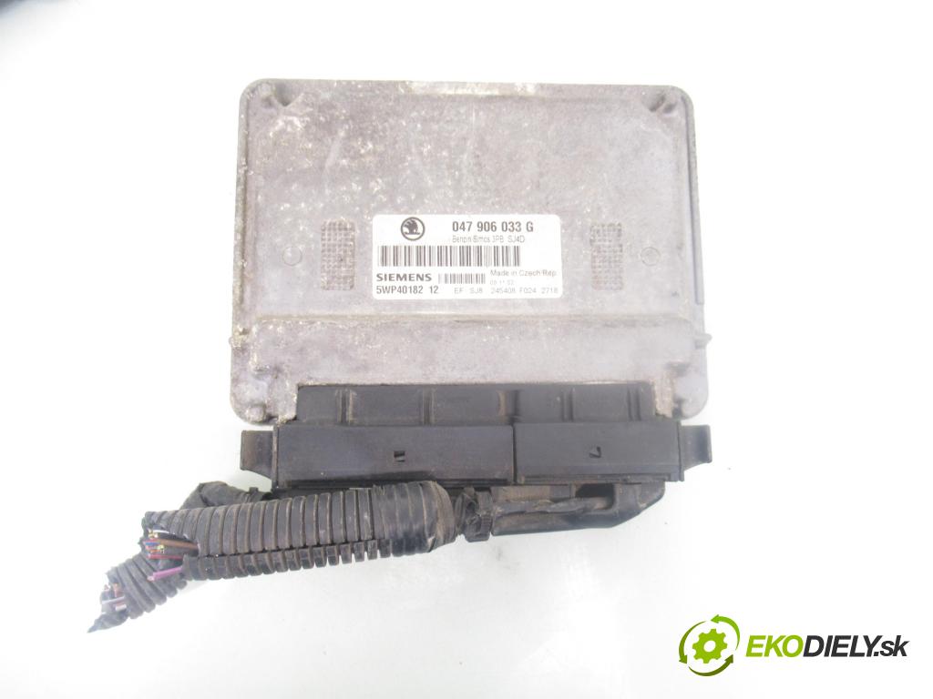 SKODA FABIA I Combi (6Y5) KOMBI 2002 50,00 1.4 - AME 1397,00 spinačka / imobilizéra IMMO / Riadiaca jednotka 047906033G ; 5WP4018212 ; 6Q2937049C