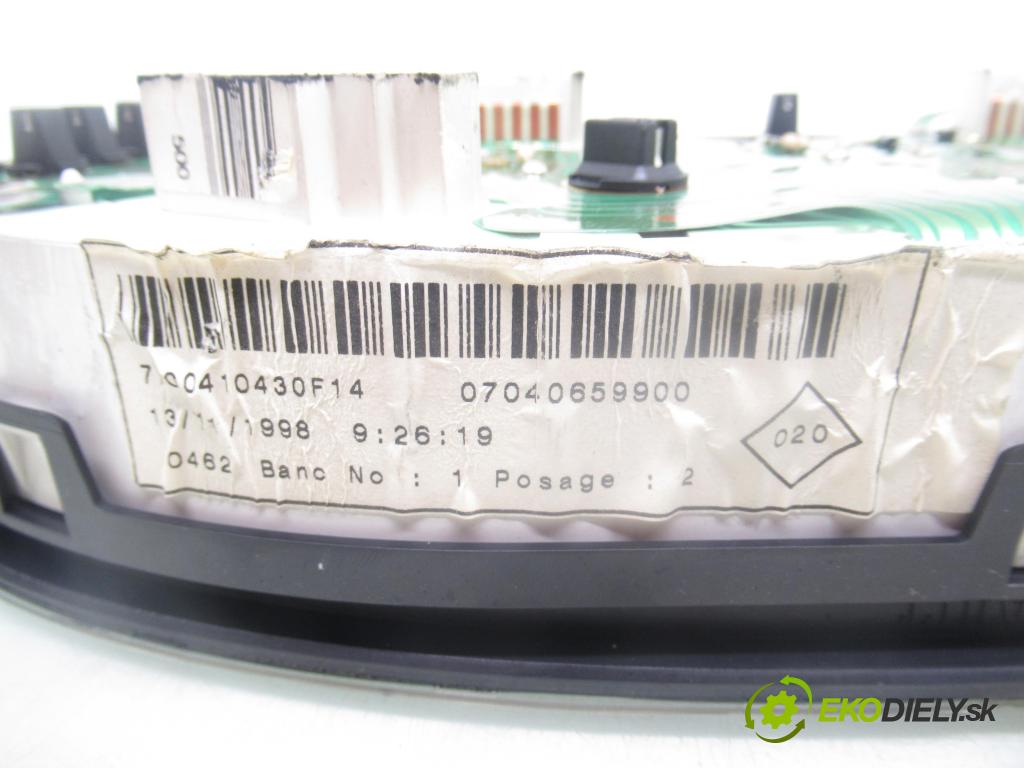 RENAULT CLIO II (BB_, CB_) HB 1999 43,00 1.2 8V 58 1149,00 spinačka / imobilizéra IMMO / Riadiaca jednotka 7700112436 ; S110030104 ; 21624654