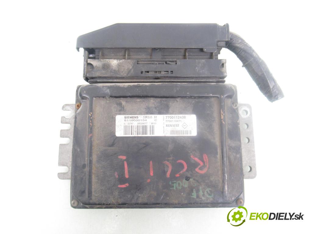 RENAULT CLIO II (BB_, CB_) HB 1999 43,00 1.2 8V 58 1149,00 spínačka / imobilizéra IMMO / řídící jednotka 7700112436 ; S110030104 ; 21624654