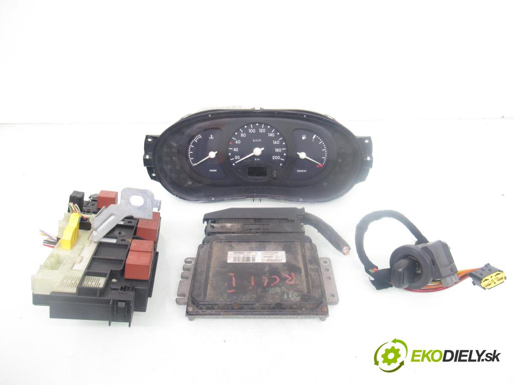 RENAULT CLIO II (BB_, CB_) HB 1999 43,00 1.2 8V 58 1149,00 spínačka / imobilizéra IMMO / řídící jednotka 7700112436 ; S110030104 ; 21624654