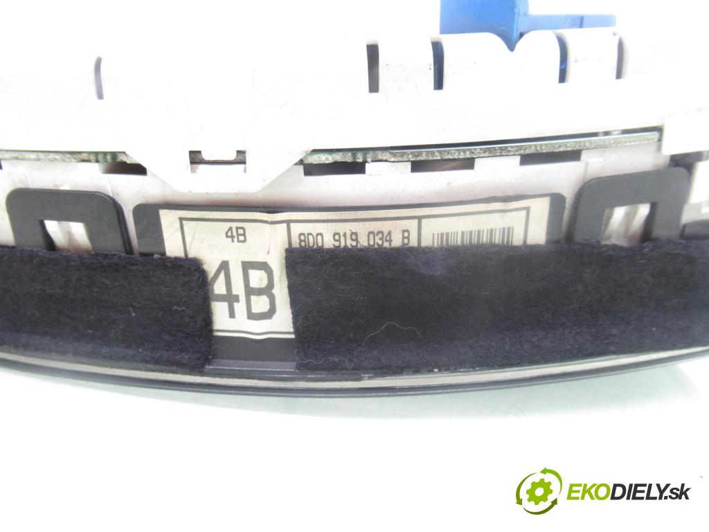 AUDI A4 (8D2, B5) SEDAN 1997 110,00 1.8 T 150 - AEB 1781,00 Prístrojovka elektrický 8D0919034B