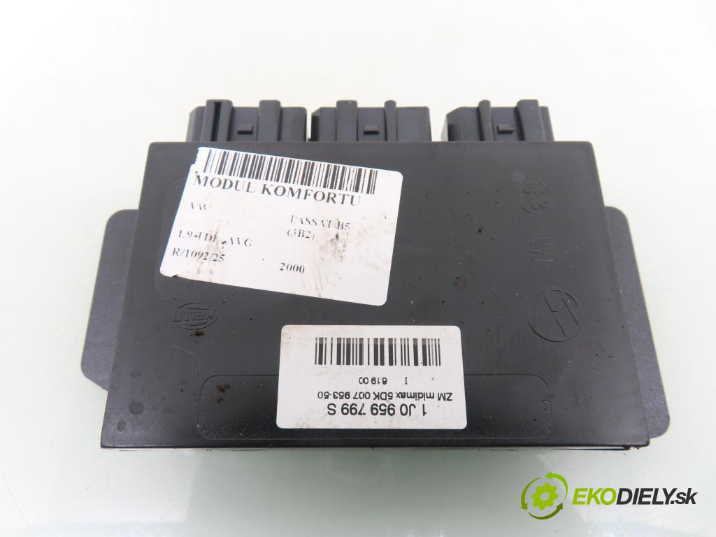 VW PASSAT B5 (3B2) SEDAN 2000 81,00 1.9 TDI - AVG 1896,00 MODUL komfortu 1J0959799S