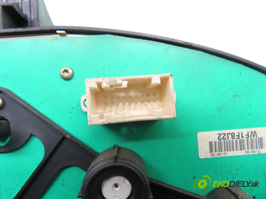 PEUGEOT 206 liftback (2A/C) HB 2000 440,00 1.1 i - HFX (TU1JP) 1124,00 prístrojovka elektrický 9645096080