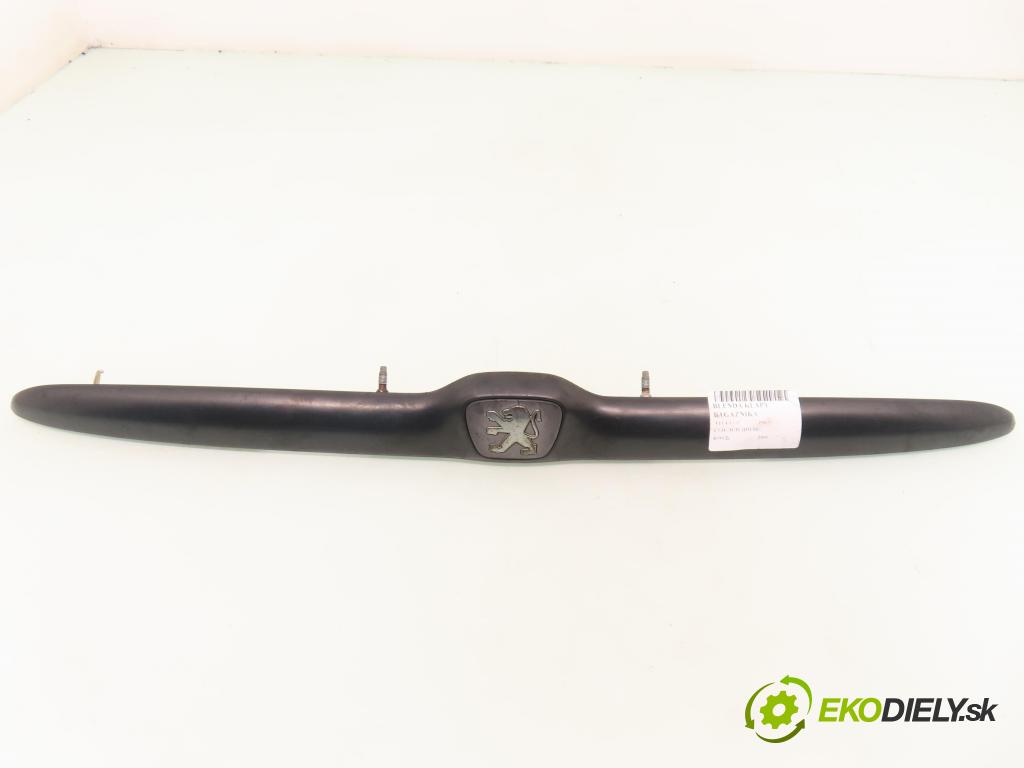 PEUGEOT 206 liftback (2A/C) HB 2001 51,00 1.9 D - WJY (DW8B) 1868,00 Zadné čelo dverí kufor 9629038877 ; 9628745877