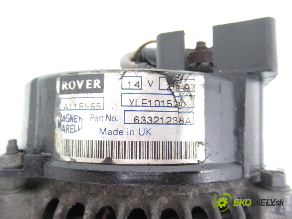 ROVER 200 II liftback (RF) HB 1997 55,00 214 i - 14 K2F 1396,00 Alternátor 63321238A (Alternátor)