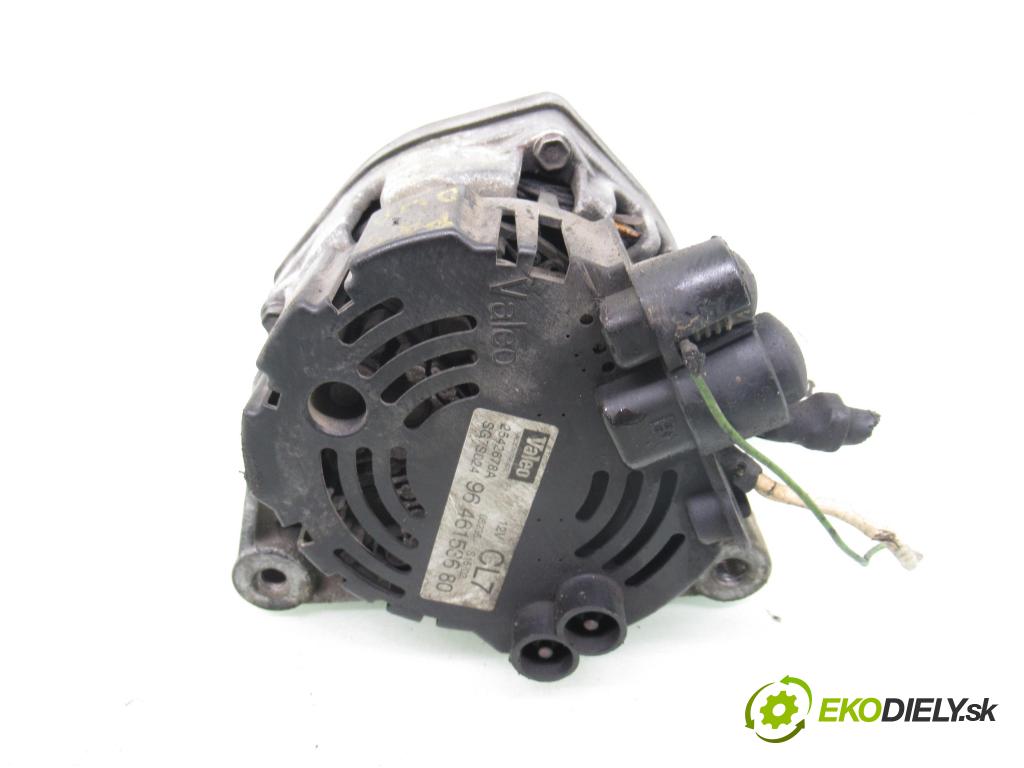 PEUGEOT 206 liftback (2A/C) HB 2001 51,00 1.9 D - WJY (DW8B) 1868,00 Alternátor 9646153680 ; 2542678A ; SG7S024 (Alternátor)