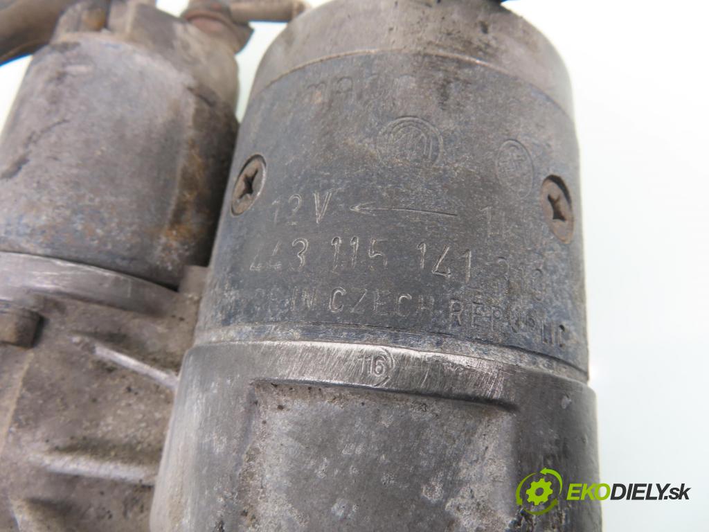 SKODA FELICIA II (6U1) HB 1998 40,00 1.3 - AMG 1289,00 Štartér 443115141310 (Štartér)