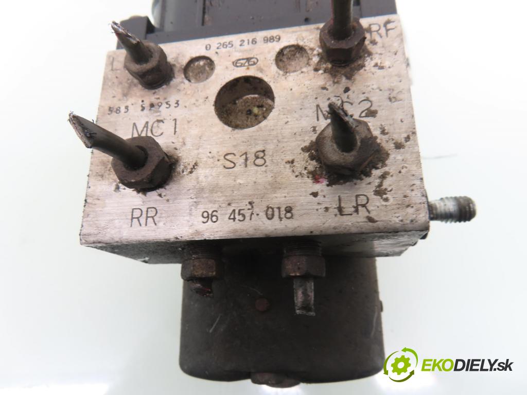 CHEVROLET MATIZ (M200, M250) HB 2005 38,00 0.8 - F8CV 796,00 pumpa ABS 0265216989 ; 96457018 (Pumpa ABS)