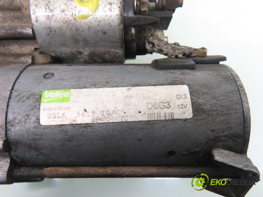 CITROEN C2 (JM_) HB 2007 50,00 1.4 - KFV (TU3JP) 1360,00 startér D6G3 ; 9648644680 (Startér)