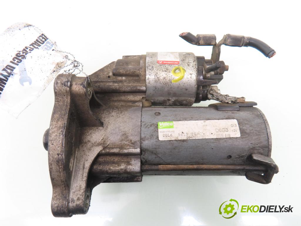 CITROEN C2 (JM_) HB 2007 50,00 1.4 - KFV (TU3JP) 1360,00 startér D6G3 ; 9648644680 (Startér)