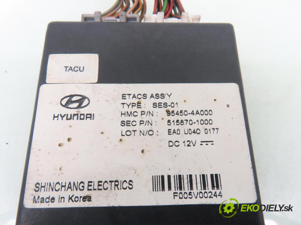 HYUNDAI H100 Skrzynia FURGON 2005 59,00 2.5 TDiC 80 - D4BF 2476,00 MODUL komfortu 954504A000 ; 5158701000