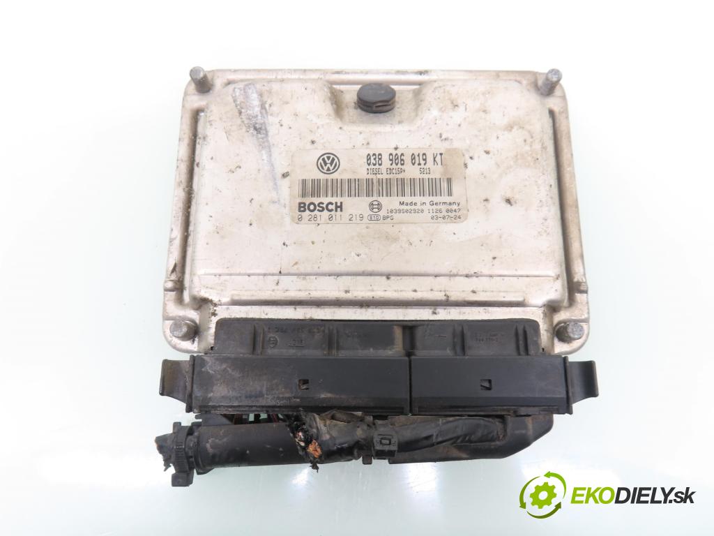 SKODA FABIA I Combi (6Y5) KOMBI 2003 74,00 1.9 TDI - ATD 1896,00 Riadiaca jednotka Motor 038906019KT ; 0281011219