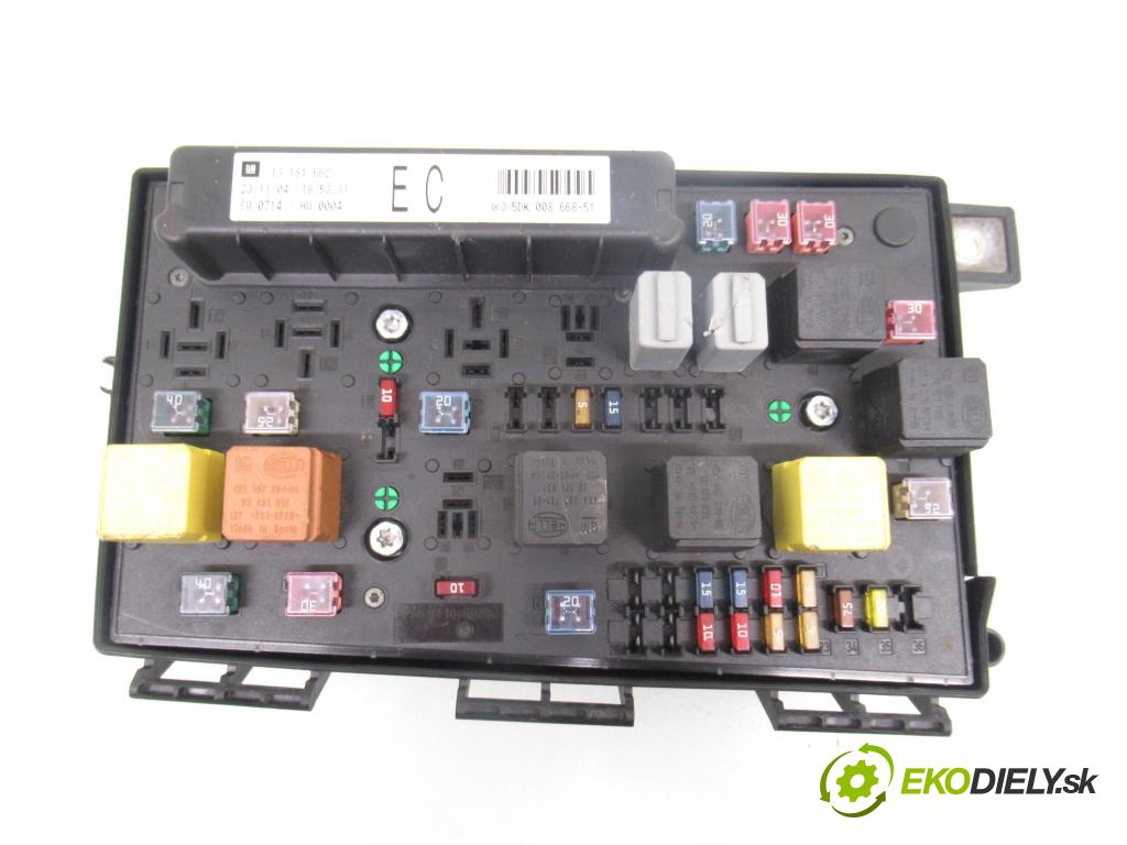 OPEL ASTRA H (A04) HB 2005 77,00 1.6 - Z 16 XEP 1598,00 spínačka / imobilizéra IMMO / řídící jednotka 12230740 ; 13180773 ; 13181662