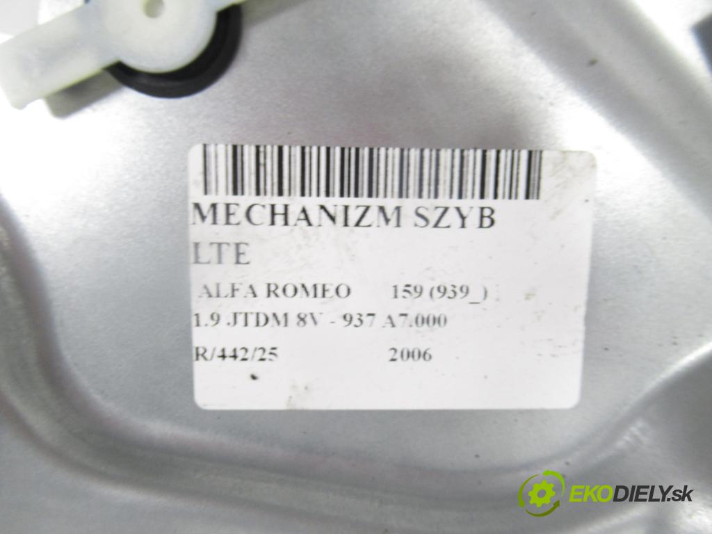 ALFA ROMEO 159 (939_) SEDAN 2006 85,00 1.9 JTDM 8V - 937 A7.000 1910,00 Mechanizmus okien 1560736270 ; D294400