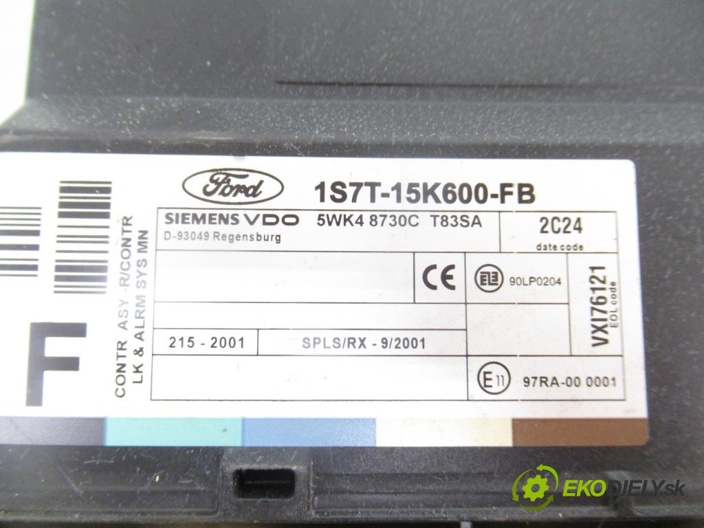 FORD FOCUS (DAW, DBW) HB 2002 74,00 1.6 16V 100 - FYDA 1596,00 spinačka / imobilizéra IMMO / Riadiaca jednotka 1M5F12A650BD ; 1S7T15K600FB ; 5WK48730C