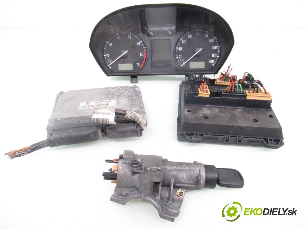 SKODA FABIA I (6Y2) HB 2001 44,00 1.4 MPi 60 - AZE 1397,00 spinačka / imobilizéra IMMO / Riadiaca jednotka 047906033D ; 5WP44201 ; 6Q2937049B