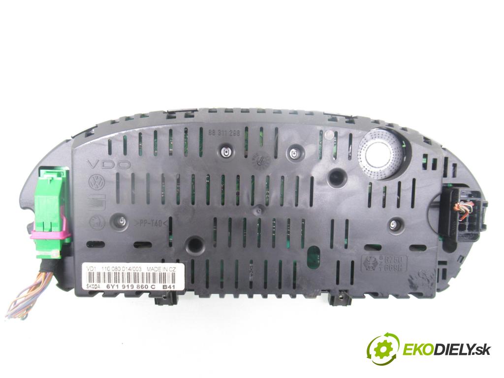 SKODA FABIA I (6Y2) HB 2001 44,00 1.4 MPi 60 - AZE 1397,00 spinačka / imobilizéra IMMO / Riadiaca jednotka 047906033D ; 5WP44201 ; 6Q2937049B