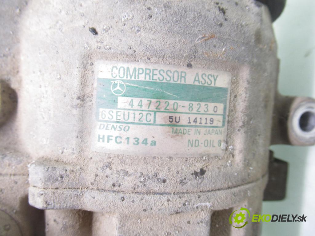 MERCEDES-BENZ KLASA A (W168) HB 1999 75,00 1.6 102 A 160  M 166.960 1598,00 KOMPRESOR: klimatizácie 6SEU12C ; 4472208230 (Kompresor klimatizácie)