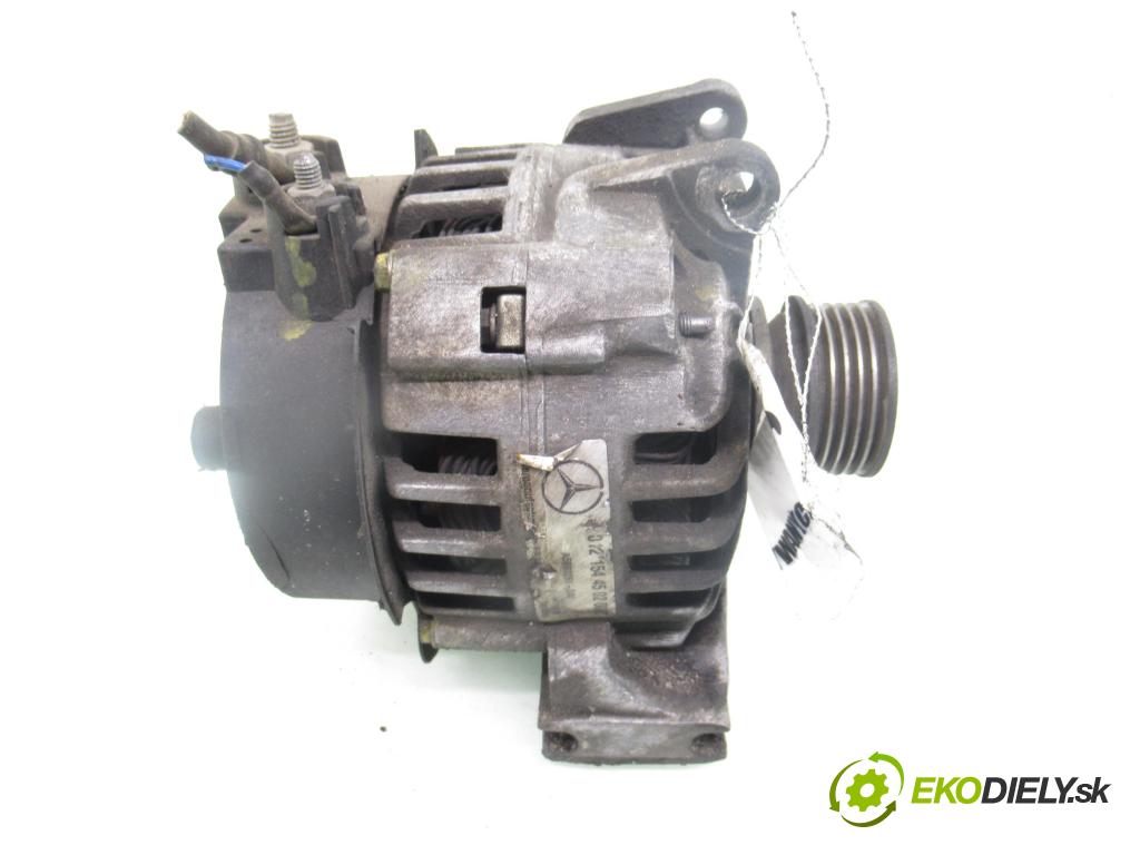 MERCEDES-BENZ KLASA A (W168) HB 1999 75,00 1.6 102 A 160  M 166.960 1598,00 Alternátor A0121544502 (Alternátor)