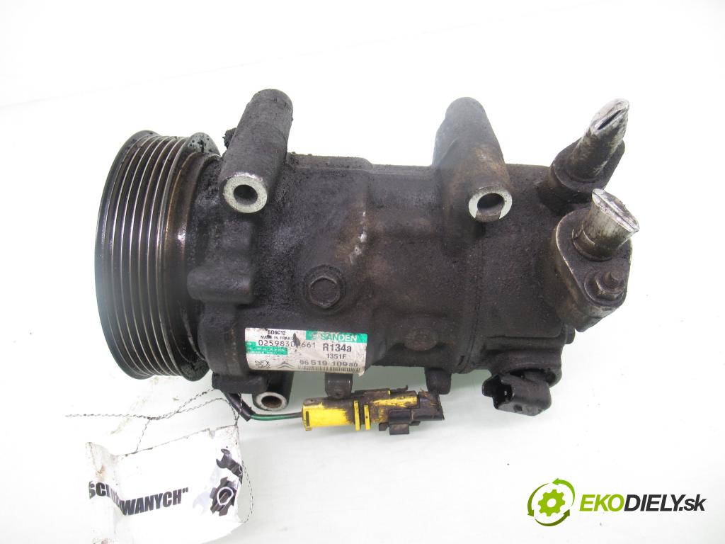 CITROEN C4 I (LC_) HB 2006 80,00 1.6 16V - NFU (TU5JP4) 1587,00 KOMPRESOR: klimatizácie 9651910980 (Kompresor klimatizácie)