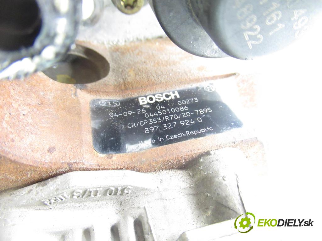 OPEL ASTRA H (A04) HB 2004 59,00 1.7 CDTI - Z 17 DTL 1686,00 Pumpa vysokého tlaku 8973279240 ; 0445010086 ; 0928400493
