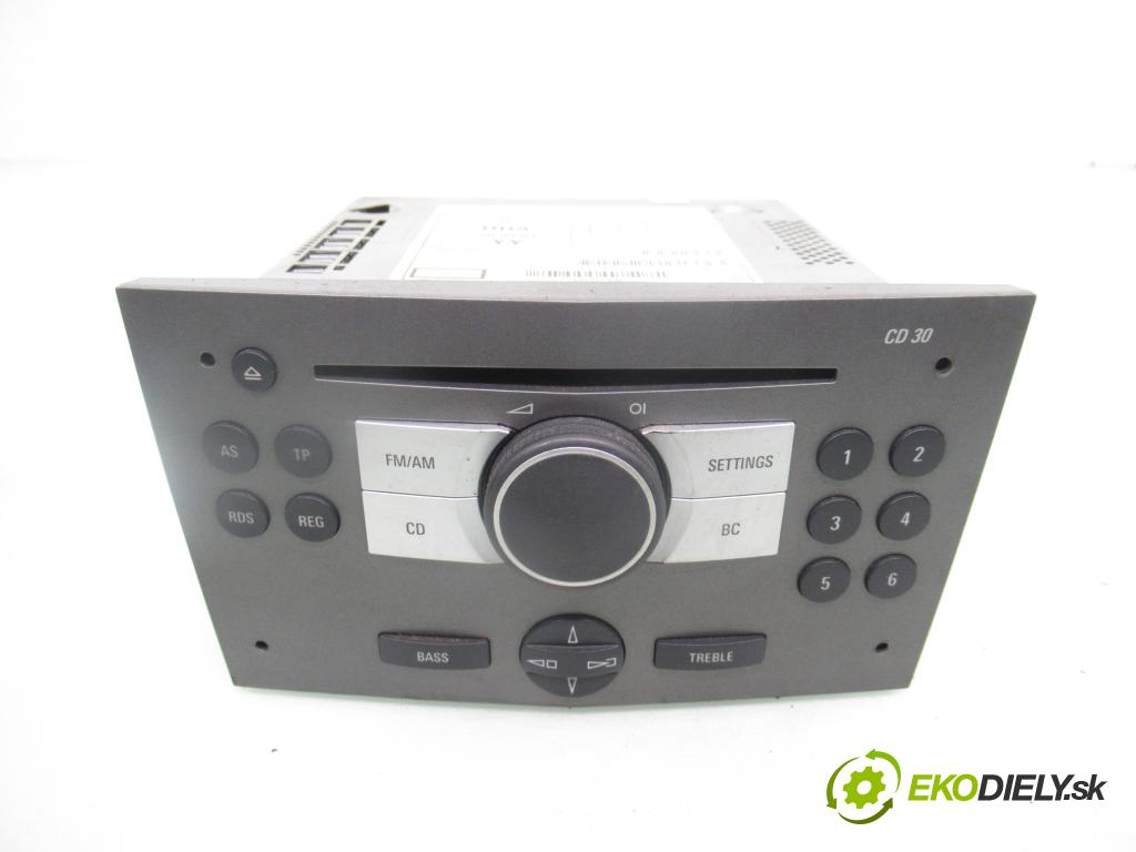 OPEL ASTRA H (A04) HB 2004 59,00 1.7 CDTI - Z 17 DTL 1686,00 RADIO CD 453116246 ; 317099190