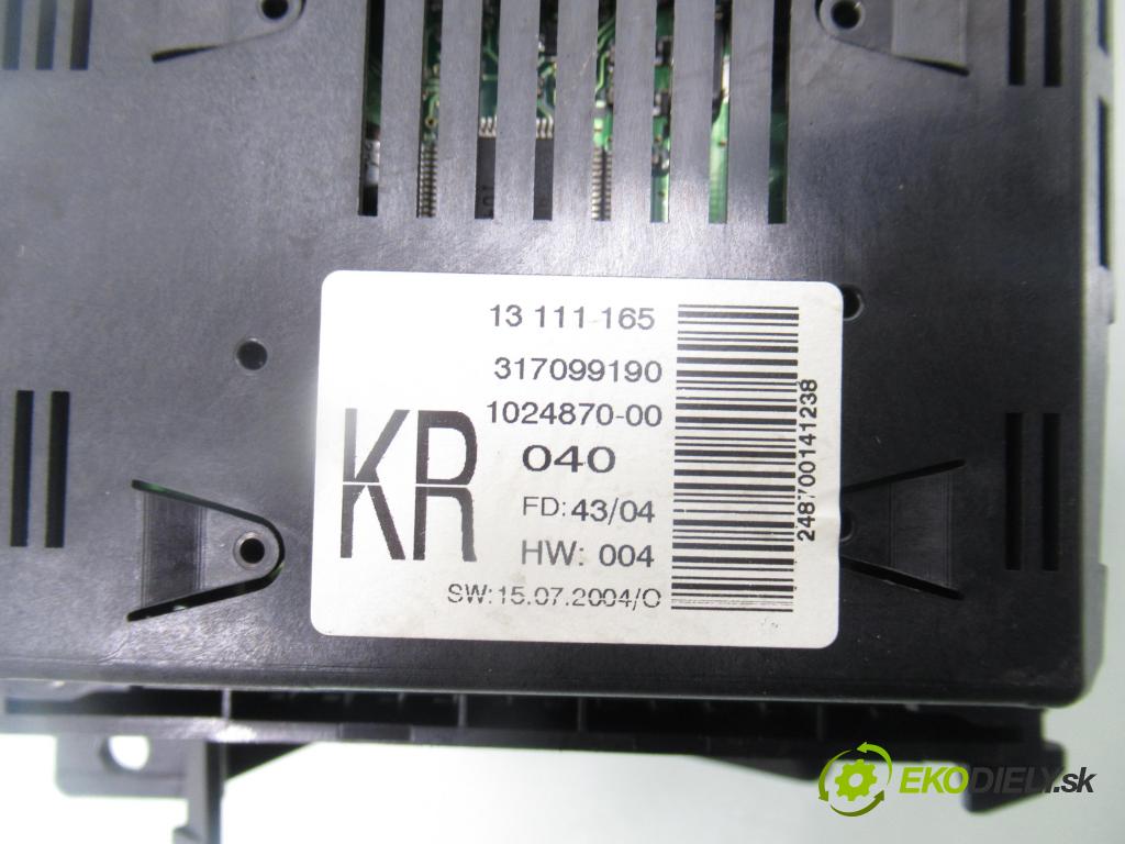 OPEL ASTRA H (A04) HB 2004 59,00 1.7 CDTI - Z 17 DTL 1686,00 RADIO CD 453116246 ; 317099190