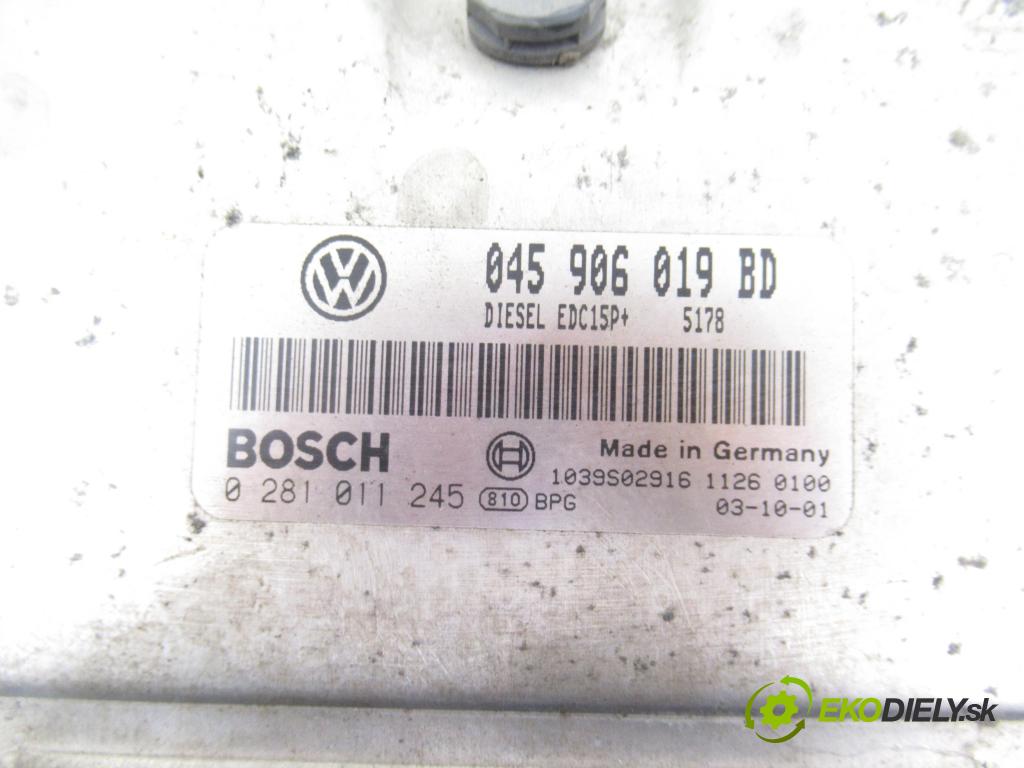 VW GOLF IV (1J1) HB 1999 85,00 2 - AQY 1984,00 Riadiaca jednotka Motor 045906019BD ; 0281011245