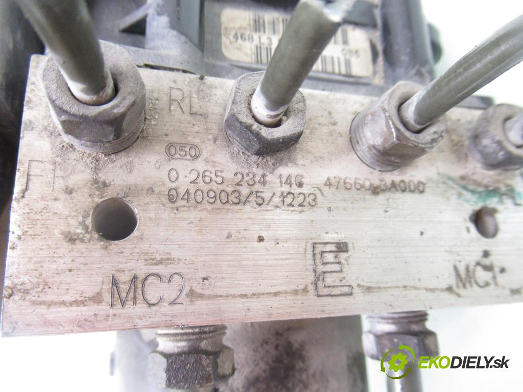 NISSAN PRIMERA (P12) LIFTBACK 2004 85,00 1.9 dCi - F9Q 1870,00 Pumpa ABS 0265950371 ; 0265234146 (Pumpa ABS)