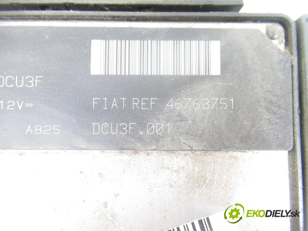 FIAT PUNTO (188_) HB 2000 44,00 1.9 DS 60 (188.031, .051, .231, .251) - 188 A3.000 1910,00 Riadiaca jednotka Motor 46763751 ; R04010032D ; 80847D