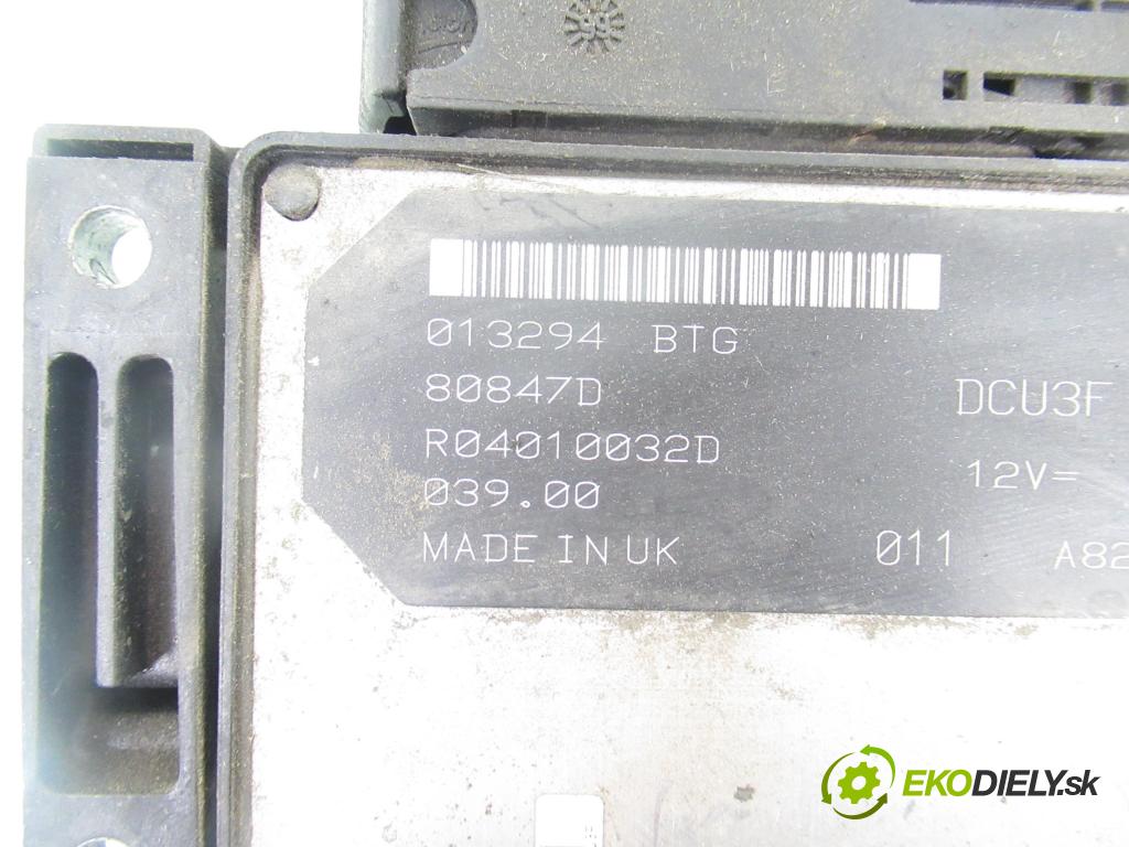 FIAT PUNTO (188_) HB 2000 44,00 1.9 DS 60 (188.031, .051, .231, .251) - 188 A3.000 1910,00 Riadiaca jednotka Motor 46763751 ; R04010032D ; 80847D