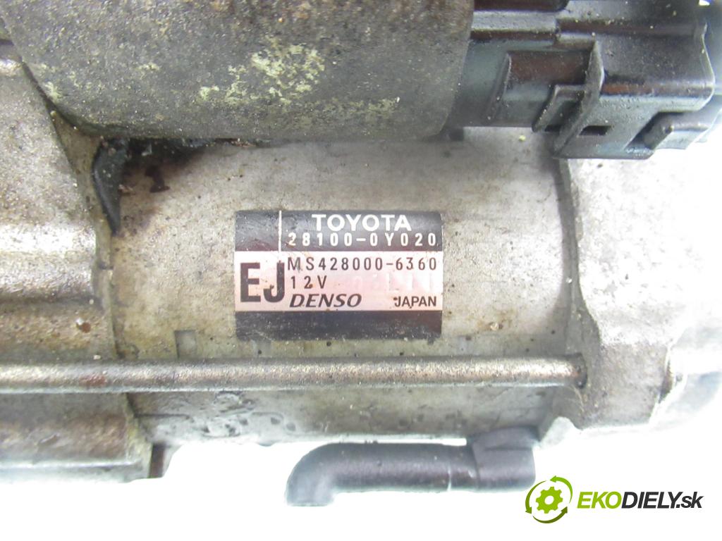 TOYOTA AURIS (_E15_) HB 2009 74,00 1.33 Dual-VVTi 101 - 1NR-FE 1329,00 Štartér MS4280006360 ; 281000Y020 (Štartér)